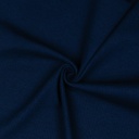Stretch-Rib-Jersey uni marineblau