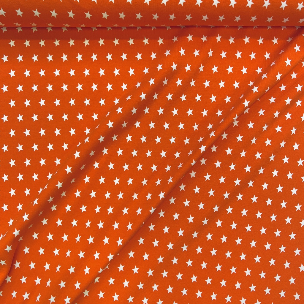 Jersey Sterne orange weiss