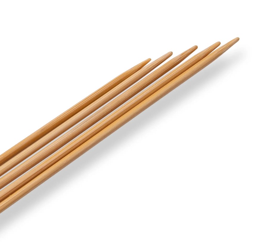 Prym Strumpfstricknadeln Nadelspiel Bambus 20cm 2,5mm