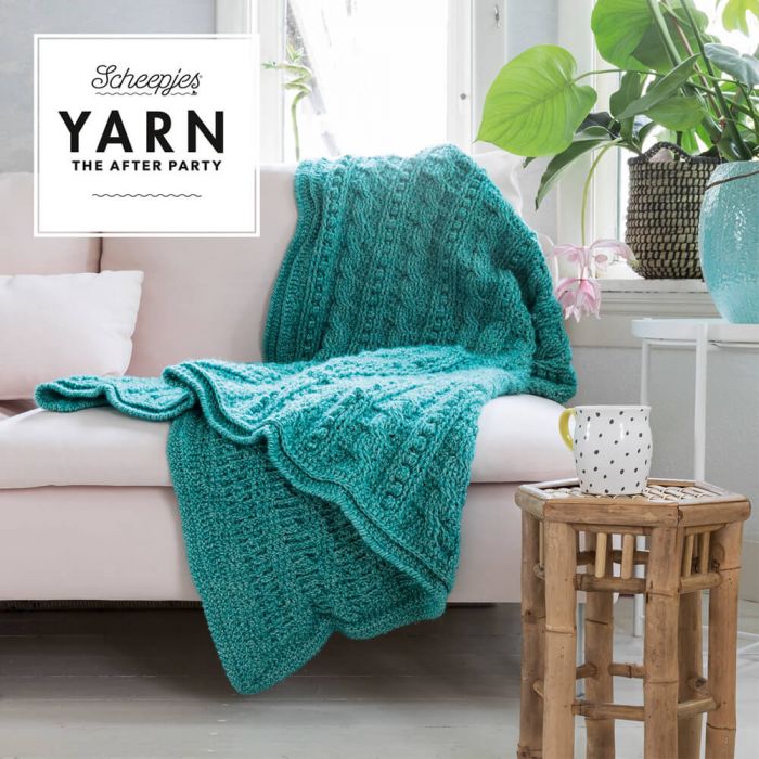 Yarn The After Party #24 - Popcorn &amp; Cables Blanket