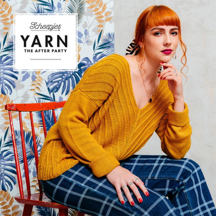 Yarn The After Party #98 - Herringbone V-Sweater