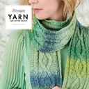 Yarn The After Party #12 - Mossy Cabled Scarf