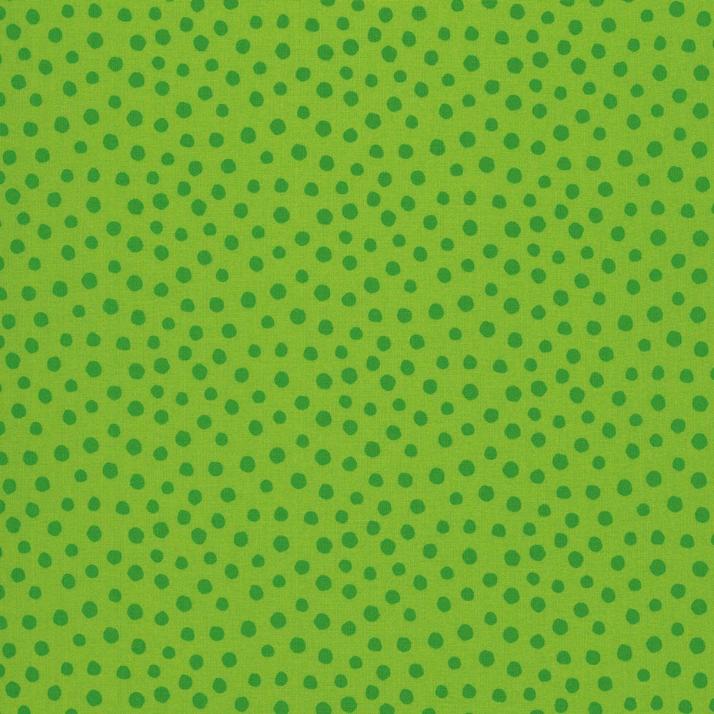 Westfalenstoffe Junge Linie große Punkte grün grün