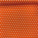 Baumwolljersey Sterne orange weiss