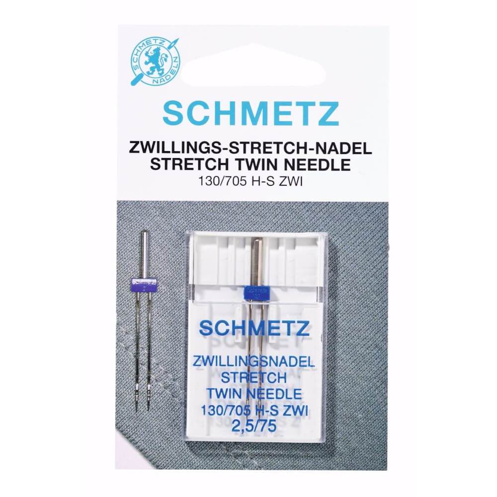 Maschinennadeln Schmetz Stretch-Zwillingsnadel 130/705H 2,5-75/11