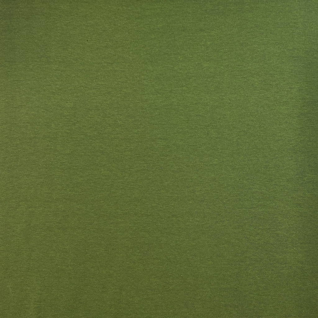 Bündchen uni dunkelmelange Grasgrün