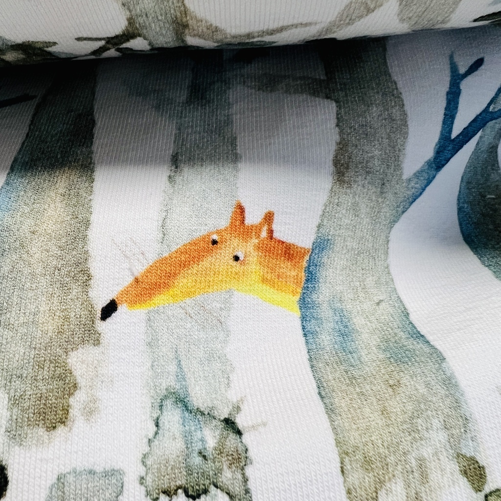 French Terry Ich seh´ den Fuchs im Wald