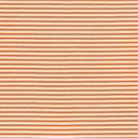 Baumwolljersey Streifen 0,5 cm Orange Weiß