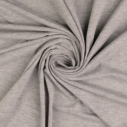 [32037] Jersey Polyester/Viskosemelange hellgrau