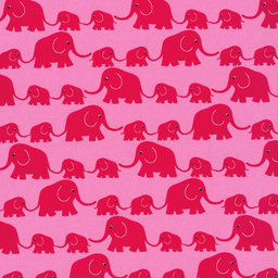 [41062] Westfalenstoffe Junge Linie Elefanten rosa