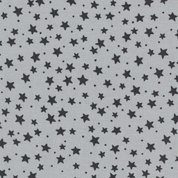 [42236] Westfalenstoffe (Bergen) Junge Linie Sterne grau antra