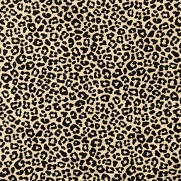 [42764] Baumwolljersey Mini Leopardenflecken weiss schwarz