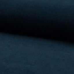 [43418] Feincord (Babycord) uni marineblau