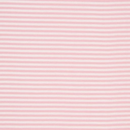 [41616] Bündchen Streifen 3mm weiss/rosa