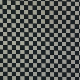 [39671] Baumwolljersey Checkerboard schwarz weiss klein