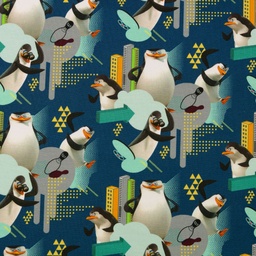 [39747] Jersey Lizenz blau türkis Madagaskar-Pinguine