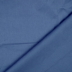 [44412] Baumwoll-Stretch-Satin uni dunkles Mittelblau
