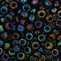 [TH8-0086] Toho Glasperlen 8-0 4 Gramm irisierend blau bunt