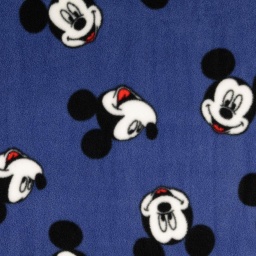 [44638] Lizenz Fleece Mickey Mouse Navy