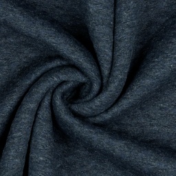 [44776] Steppsweat Rauten uni melange Jeansblau