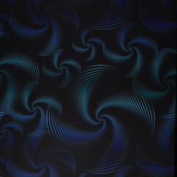 [44900] Softshell Twirl Lines by lycklig Schwarz Blau Petrol