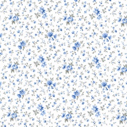 [45081] Westfalenstoffe Renforcé Mille Fleurs Blau