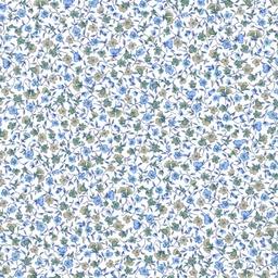 [45083] Westfalenstoffe Renforcé Mille Fleurs Blau Grün