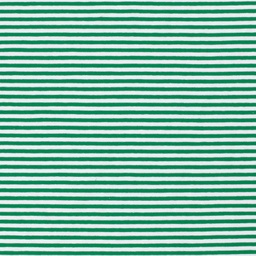 [45223] Baumwolljersey Streifen 0,5 cm Grün Weiß