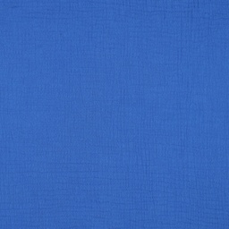 [45301] BIO-Musselin uni Kobaltblau
