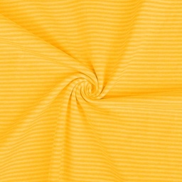 [45486] Baumwolljersey MiniStreifen 0,2 cm Gelb Gelb